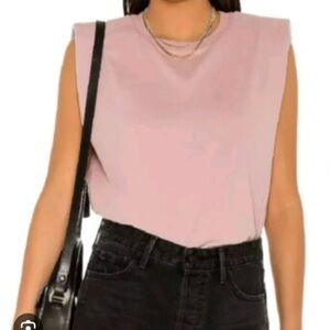 All Saints Yellow Muscle Tee